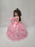 18" Quince Umbrella Vinyl Dolls KB18725V-3 Pink