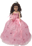 18" Quince Umbrella Vinyl Dolls KB18725V-3 Pink