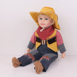 25" Vinyl Doll - COWBOY IN BLONDE HAIR- KK251053A