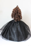 18" Quince Umbrella Dolls KW18631-17 Black