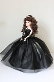 18" Quince Umbrella Dolls KW18631-17 Black