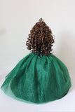 18" Quince Umbrella Dolls KW18631-33 Emerald Green