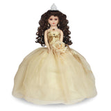 18" Quince Umbrella Dolls KW18631-34 Champagne