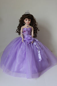 18" Quince Umbrella Dolls KW18631-5 Lavender