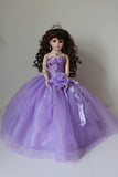 18" Quince Umbrella Dolls KW18631-5 Lavender