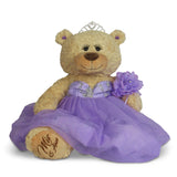 20" Quince Light Brown Bear With Embroidery "Mis 15 Anos" - B16632-5  Lavender
