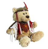 16" Indian Light Brown Bear With Embroidery - DB16832-2