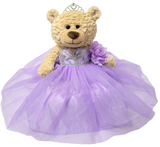 20" Quince Light Brown Bear With Embroidery "Mis 15 Anos" - B16632-5  Lavender