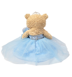 20" Quince Light Brown Bear With Embroidery "Mis 15 Anos" - B16632-4 Light Blue