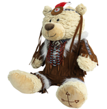 16" Indian Light Brown Bear With Embroidery - DB16832-1