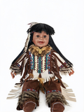 22" Vinyl INDIAN DOLL VM221076, HARSHA
