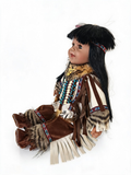 22" Vinyl INDIAN DOLL VM221076, HARSHA