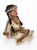 22" Vinyl INDIAN DOLL VM221132, TARA