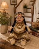 22" Vinyl INDIAN DOLL VM221132, TARA