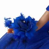 28" 15th Years Doll With Tulle - ARC28999-15 Royal Blue