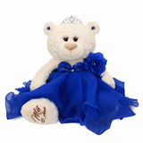 20" Quince White Bear With Embroidery "Mis 15 Anos" - B16831-15 Royal Blue