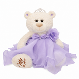 20" Quince White Bear With Embroidery "Mis 15 Anos" - B16831-5 Light Purple