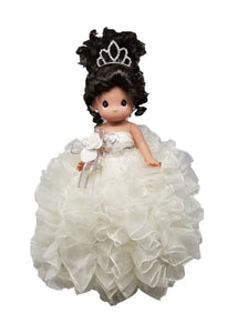 18" Precious Moments Doll With Ruffles - ARC8421-2R Ivory - Kinnex Dolls | ARC8421-2R |