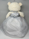 16" Quince Bear With Tulle - ARC16831-1 White (Made to Order) - Kinnex Dolls | ARC16831-1 |