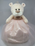16" Quince Bear With Tulle - ARC16831-29 Blush (Made to Order) - Kinnex Dolls | ARC16831-29 |