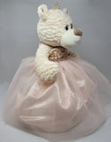 16" Quince Bear With Tulle - ARC16831-29 Blush (Made to Order) - Kinnex Dolls | ARC16831-29 |
