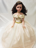 28" 15th Years Doll With Tulle - ARC28999-2 IVORY