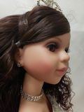 28" 15th Years Doll With Tulle - ARC28999-7 Burgundy