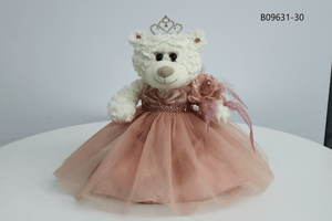 9" Quince Bear - B09631-30 Rose Gold - Kinnex Dolls | B09631-30 |
