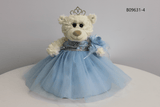 9" Quince Bear - B09631-4 Light Blue - Kinnex Dolls | B09631-4 |