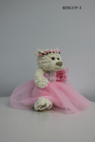 9" Quince Bear - B09631P-3 Pink - Kinnex Dolls | B09631P-3 |