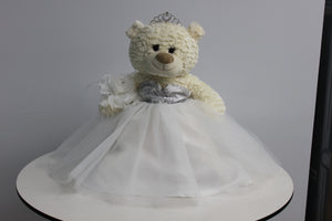 16" Quince Bear - B16631-1 White - Kinnex Dolls | B16631-1 |