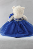 16" Quince Bear - B16631-15 Royal Blue - Kinnex Dolls | B16631-15 |