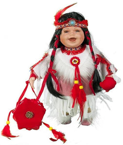 12" Porcelain Indian Doll "AYITA" D12660 - Kinnex Dolls | D12660 |