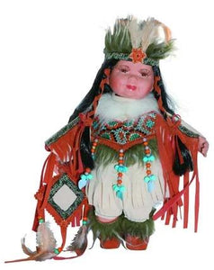 12" Porcelain Indian Doll "NOVA" D12676