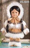 KACHIKAN 12" Porcelain Eskimo Doll D12689 - Kinnex Dolls | D12689 |