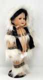 KACHIKAN 12" Porcelain Eskimo Doll D12689 - Kinnex Dolls | D12689 |