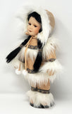 KACHIKAN 12" Porcelain Eskimo Doll D12689 - Kinnex Dolls | D12689 |