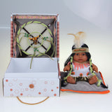 New Charu, 10" Vinly Indian Doll In Box DV10516 - Kinnex Dolls | DV10516 |