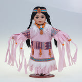 10" Porcelain Indian Doll, Little Cubs(Set Of 6 Asst'd)D10705K - Kinnex Dolls | D10705K |