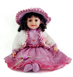 25" Vinyl Girl in Purple - Winnie KA25280 - Kinnex Dolls | KA25280 |