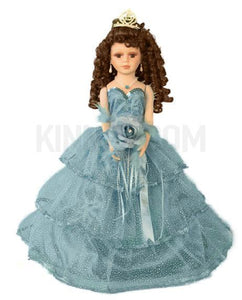 16" Quinceanera Doll KB16049-10 Turquoise - Kinnex Dolls | KB16049-10 |