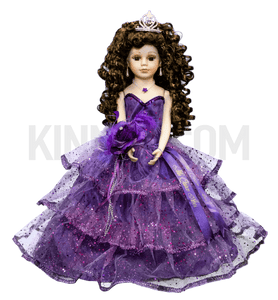 16" Quinceanera Doll KB16049-13 Purple - Kinnex Dolls | KB16049-13 |