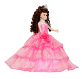 18" Sleeveless Umbrella Quince Dolls KB18724-12B Coral - Kinnex Dolls | KB18724-12B |