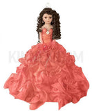 20" Quinceanera Doll With Umbrella KB20727H-20 Flamingo - Kinnex Dolls | KB20727H-20 |