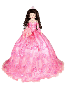 28" Birthday Umbrella Dolls KB28200-12 Coral - Kinnex Dolls | KB28200-12 |