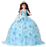 28" Birthday Umbrella Dolls KB28200-23 Aqua - Kinnex Dolls | KB28200-23 |