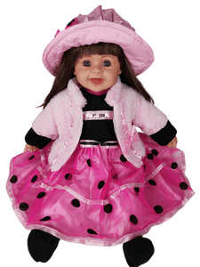 25" Vinyl Girl - Paisley KG25288 - Kinnex Dolls | KG25288 |
