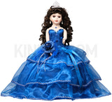 18" Sleeveless Umbrella Quince Dolls KB18724-15B Royal Blue - Kinnex Dolls | KB18724-15B |