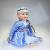 25" Princess Vinyl Girl in Blue VM251128